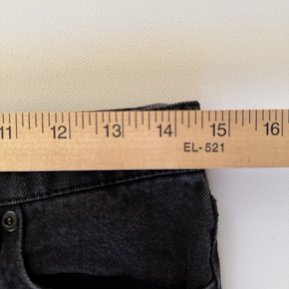 HOT‎ TOPIC Black Jeans Mens 28x31 Slow Decay Skulls Skater Goth Punk Wide Leg - Picture 10 of 11